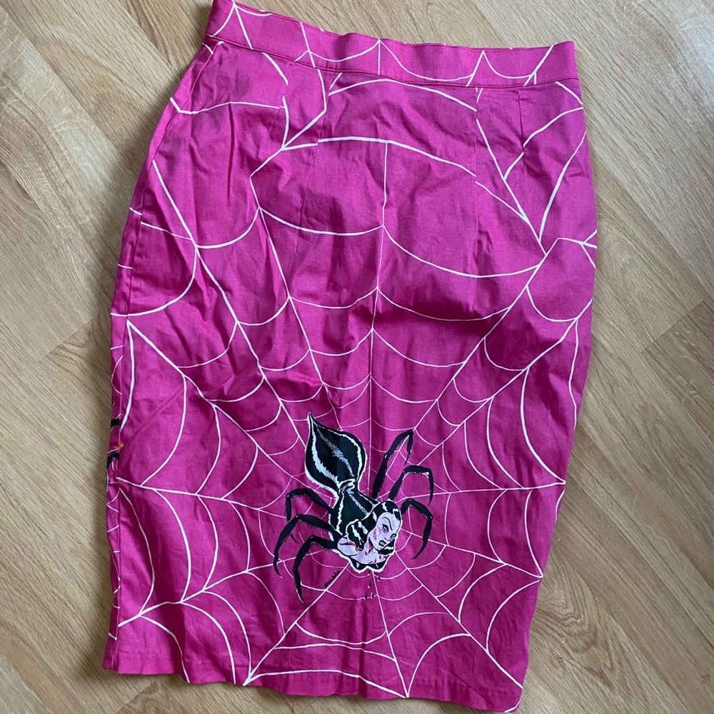 Vixen By Micheline Pitt Spider Skirt Size XL